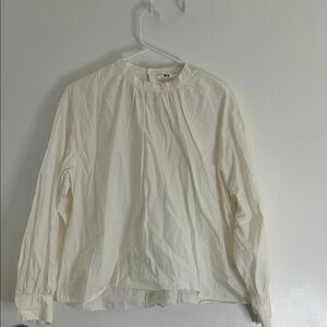 Uniqlo Cream Blouse for Women